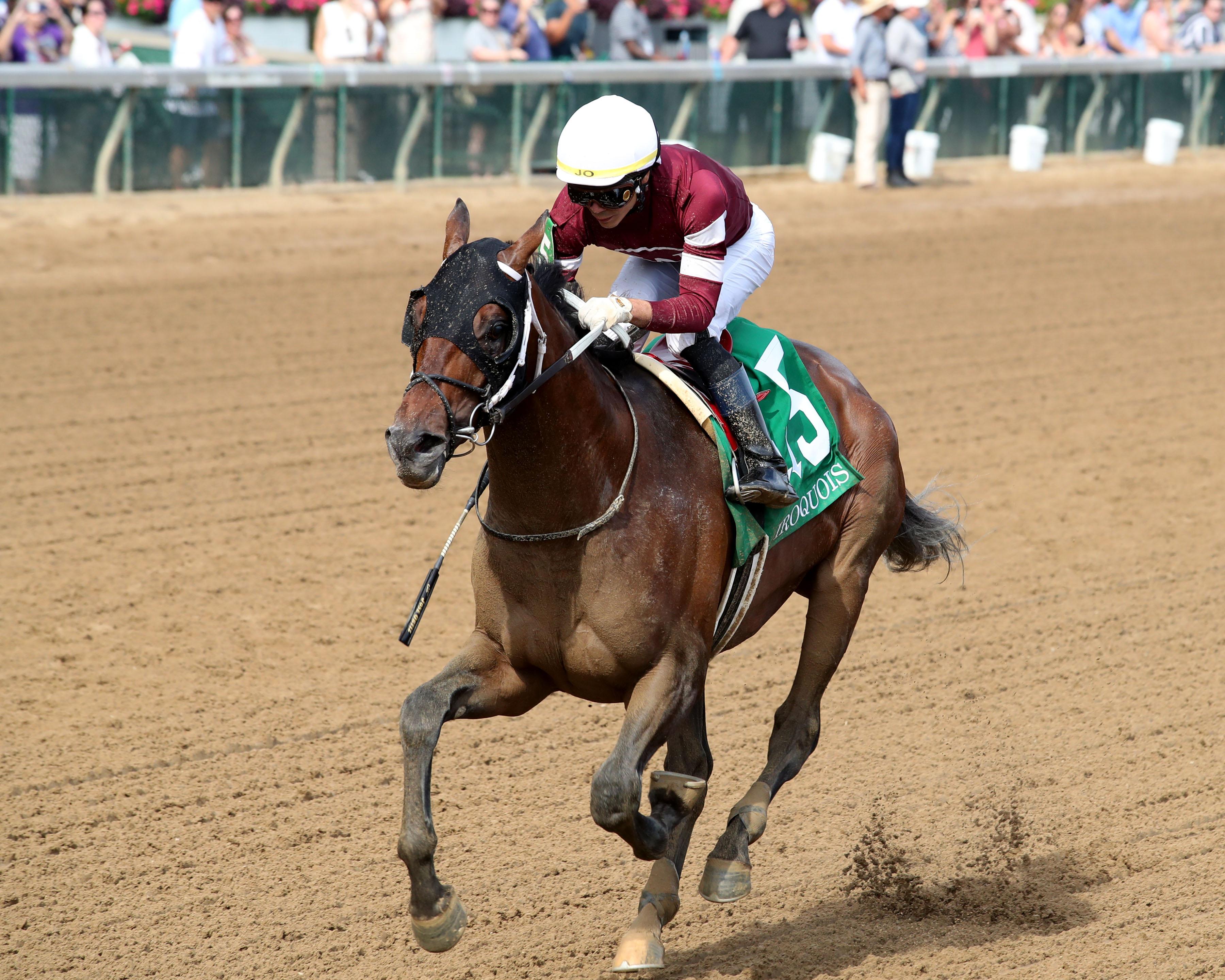 Claiborne Breeders' Futurity, Keeneland, Spice Runner, Iroquois Stakes, America's Best Racing, horse racing, ABR